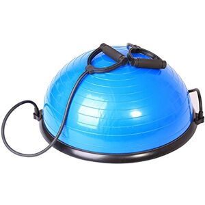 + SportPlus SportPlus Balance Ball Halbkugel inkl. Traningsbänder, ca. 62 cm Durchmesser, Balance Trainer für Gleichgewicht & Stabilität, Nutzergewicht bis 120 kg, SP-GB-001