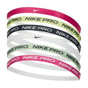 Nike-pandebånd med print (pakke med 6 stk.) - Pink Pink Onesize