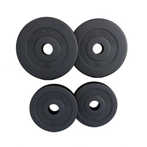 Gorilla Sports Vægtskiver Basic Cement 51mm - 2x10kg 2x5kg