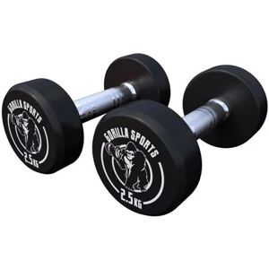 Gorilla Sports Håndvægte Gs Gummi - 2x2,5kg