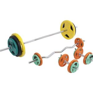 Gorilla Sports Vægtstang Curlstang Håndvægte Trigrip F - 108kg