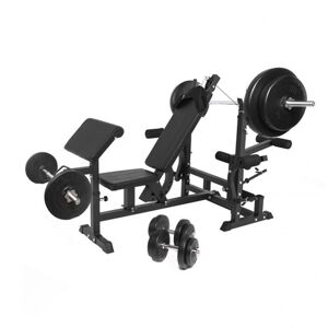 Gorilla Sports Multigym Basic Black - 100kg