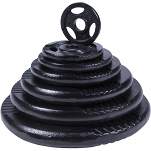 Gorilla Sports Vægtskiver Trigrip Black - 0,5-20kg