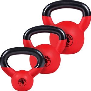 Gorilla Sports Kettlebellpakke Vinyl - 4kg 8kg 12kg