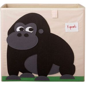 3 Sprouts Opbevaringskasse - 33x33x33 - Gorilla - 3 Sprouts - Onesize - Kasse