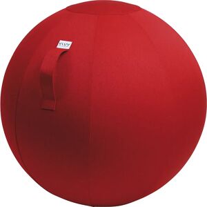 VLUV Balón asiento LEIV, funda de tela con aspecto de lona, 700 - 750 mm, rojo rubí