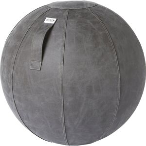 VLUV Balón asiento VEGA, piel sintética vegana, 600 - 650 mm, gris oscuro