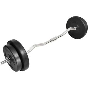 vidaXL Barra de Curl 30Kg