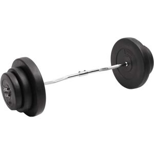 vidaXL Mancuerna curl con discos 60 kg