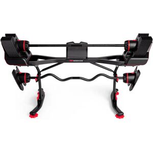 Bowflex Stand Barbell and Curlbar with Media Rack