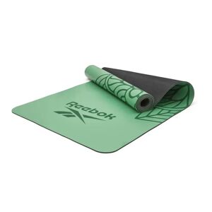 Reebok Esterilla de Yoga  Goma Natural - 4mm - Verde Mandala