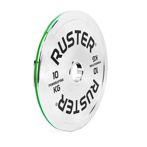 Ruster Disco Olímpico  Powerlifting Cromado - 10kg
