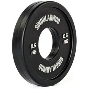 Singular WOD Disco olímpico fraccional Training  Negro - 0.5kg