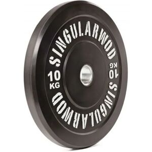 Singular WOD Disco olímpico Bumper Training  Negro - 10kg