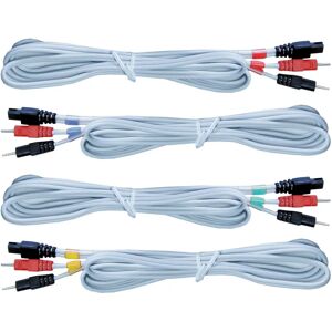 Compex Set de 4 cables  Gris 6P/ Wire