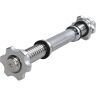 Sin Marca screw bar dia30350mm barra pesas Plata (UNICA)