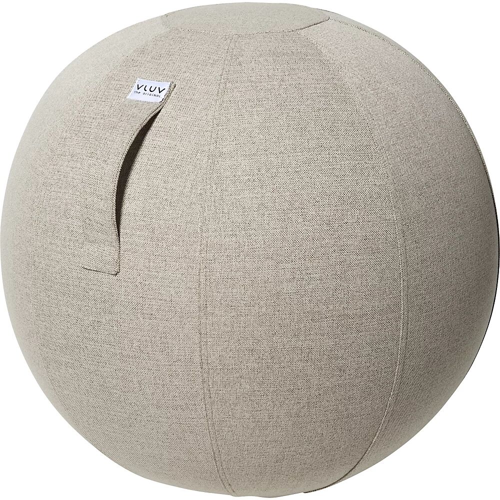 VLUV Balón asiento SOVA, tejido del tapizado en tonos naturales, 600 - 650 mm, tofe