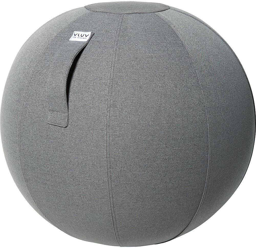 VLUV Balón asiento SOVA, tejido del tapizado en tonos naturales, 600 - 650 mm, gris ceniza