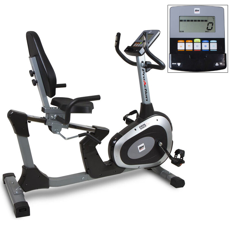 Bicicleta estática reclinable Artic Comfort Program Bh Fitness