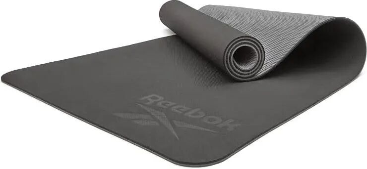 Reebok Esterilla de Yoga  Doble Cara - 6mm - Negra/Gris