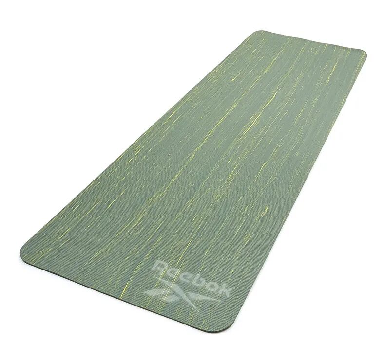 Reebok Esterilla de Yoga  Camo - 5mm - Amarillo/Verde
