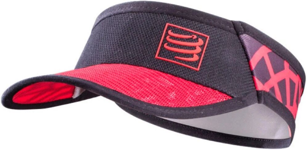 Compressport spiderweb ultralight visor gorra running Rojo (UNICA)