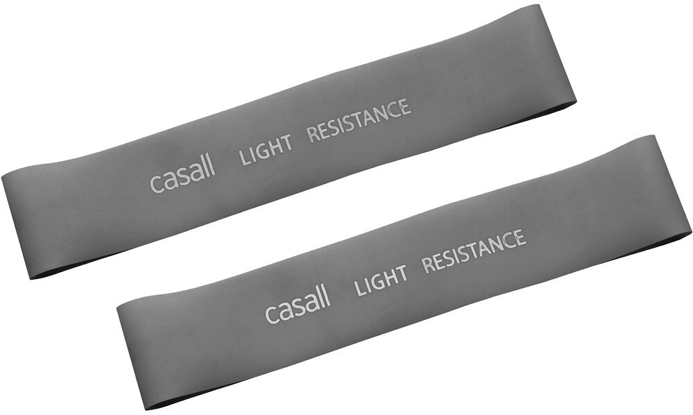 Casall rubber band light 2pcs tensores musculación Gris (UNICA)