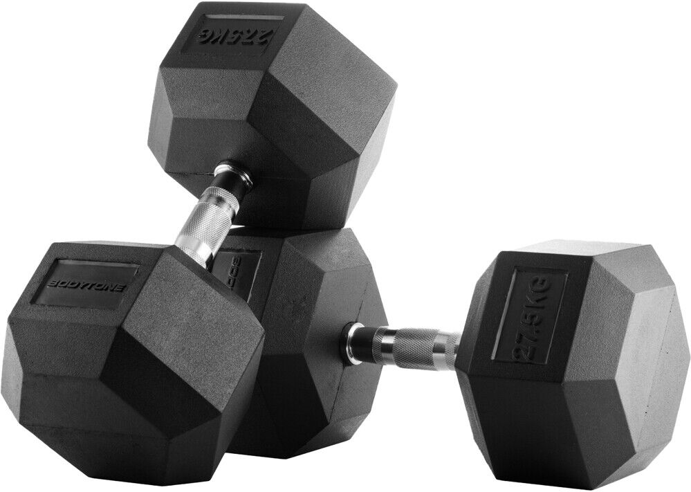 Bodytone goma hexagonal 275 kg par mancuernas  (UNICA)