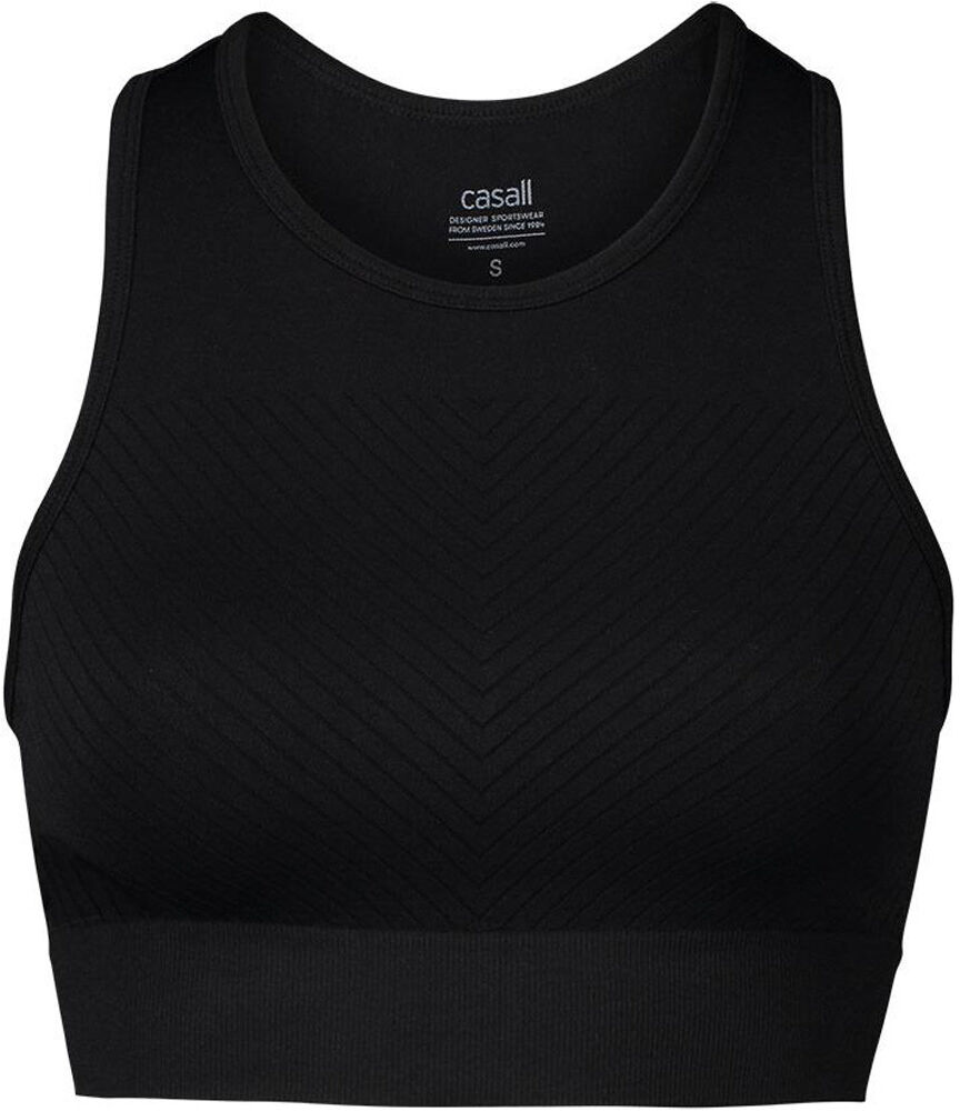 Casall block seamless sport top Negro (S)