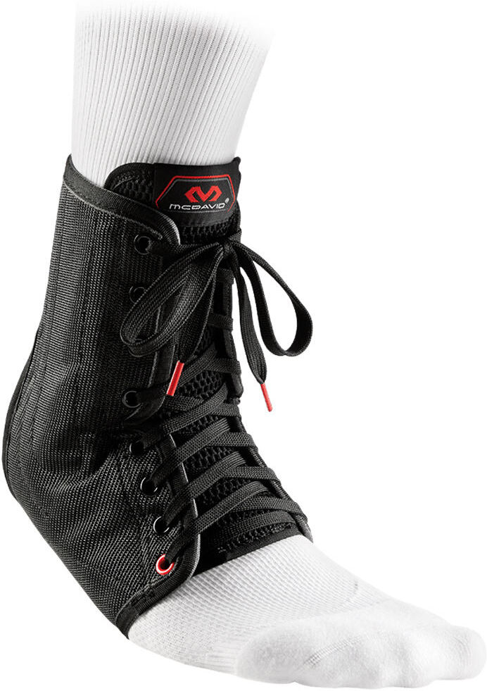 Mcdavid ankle brace / lace-up with stays tobillera Negro (XL)