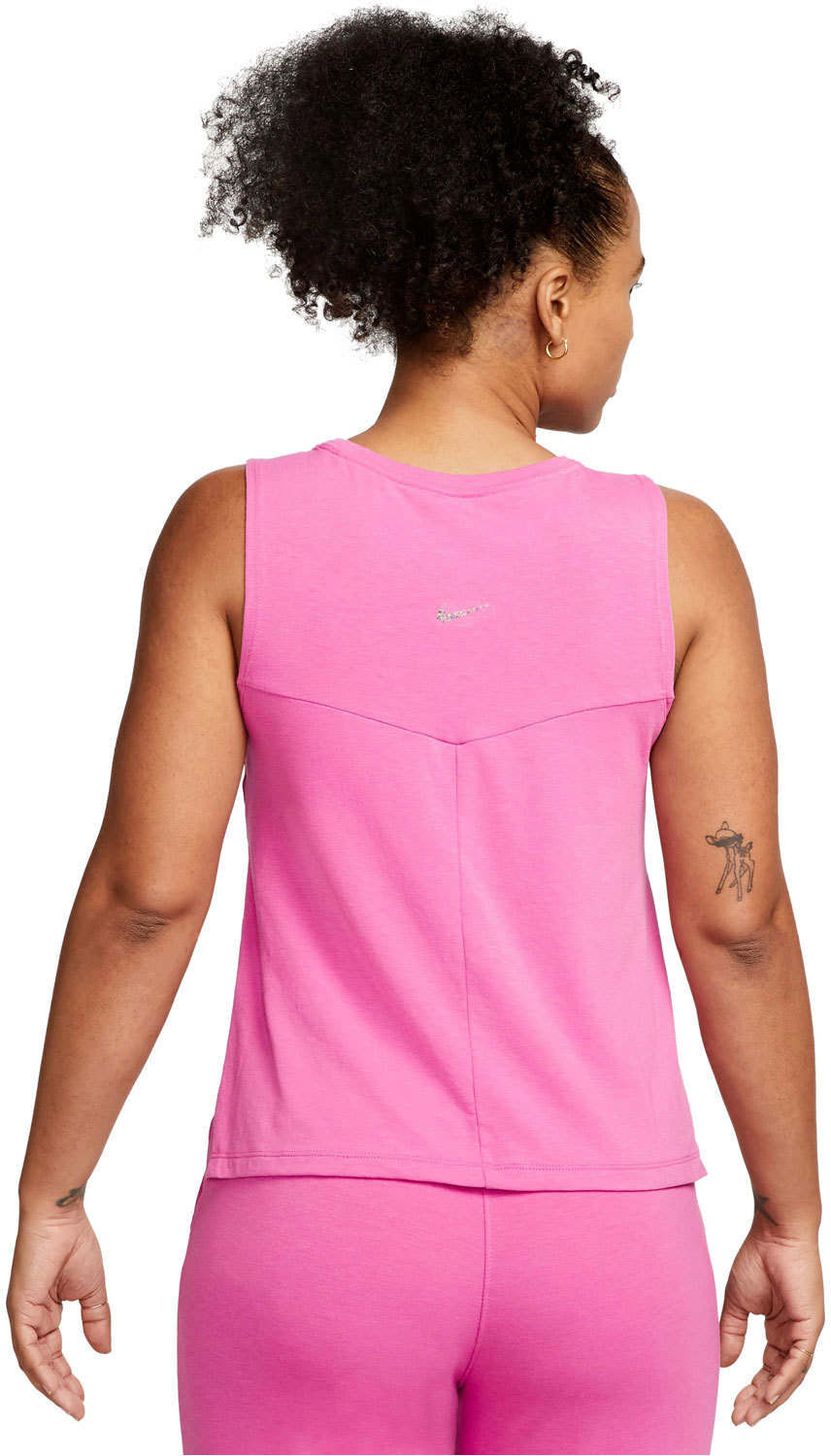 Nike dri-fit camisetas yoga Rosa (L)