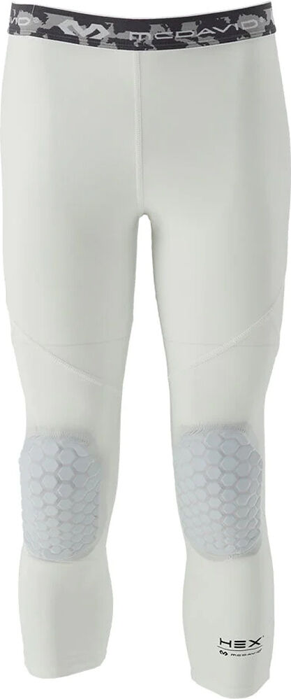 Mcdavid hex tight with knee pads 3/4 rodillera Blanco (XL)