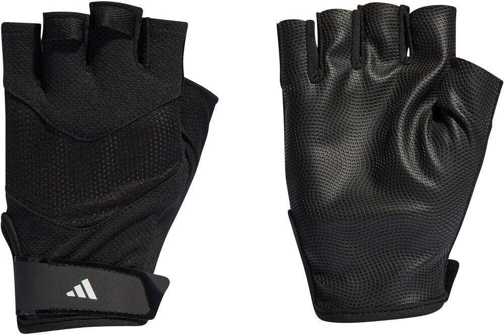 Adidas training guante halterofilia Negro (M)