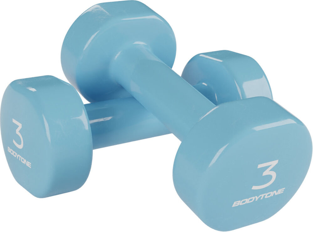 Bodytone pesas de vinilo 2 x 3 kg mancuernas  (UNICA)