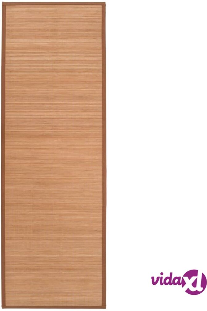 vidaXL Joogamatto bambu 60x180 cm ruskea