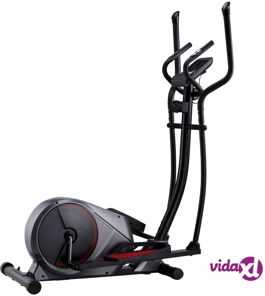 vidaXL Magneettinen crosstrainer sykemittauksella