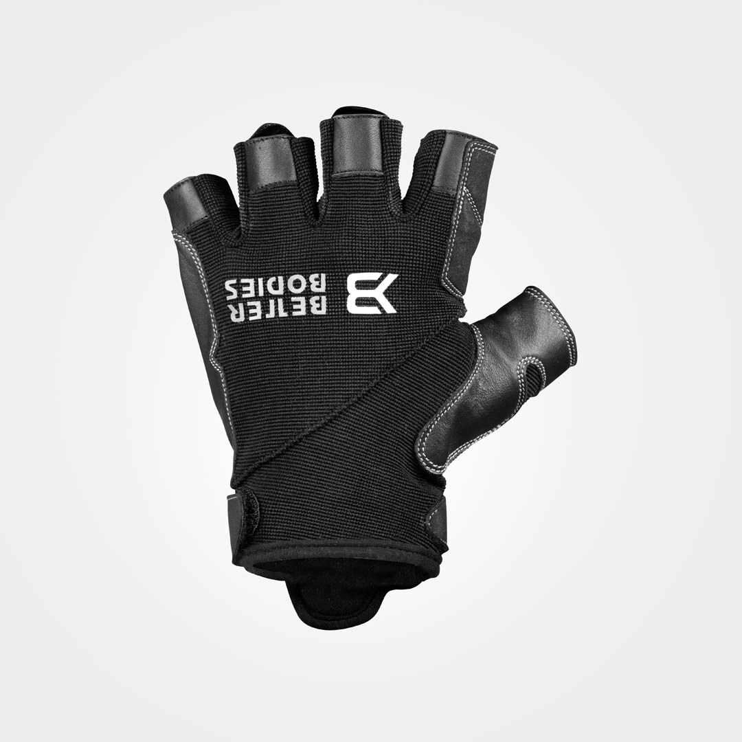 Better Bodies Pro Gym Gloves, Black, L