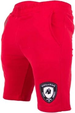 Gorilla Wear Los Angeles Sweat Shorts Red, Xxxl