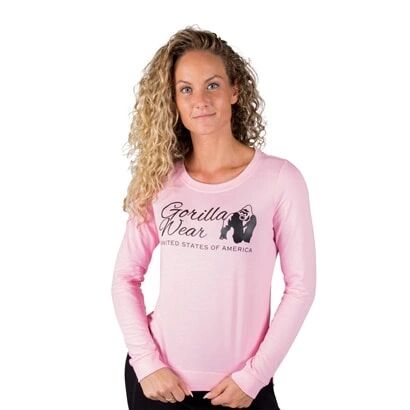 Gorilla Wear Riviera Sweatshirt Light Pink, S