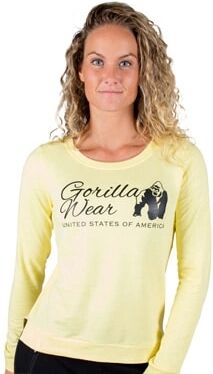 Gorilla Wear Riviera Sweatshirt Light Yellow, Xs