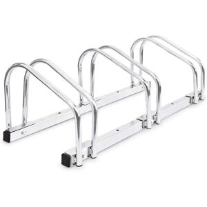 - BS400003 Rack à vélos, support de rangement bicyclette, râtelier vélo, Support pour 3 vélos, au sol ou mural