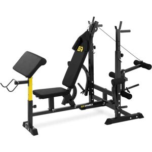 Helloshop26 - Banc de musculation multifonction sport fitness charge maximale admissible du banc: 280 kg musculation - Publicité