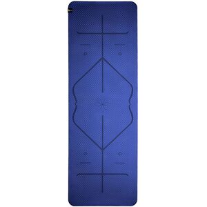 Capital Sports - Tapis de yoga Ojas Professional, 183x0,5x61cm tpe, avec lignes d'orientation - Brume Bleue - Publicité