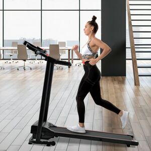 DOLINHOME Home Gym Fitness Roller avec Corne Noir 136x58.5x123cm - Publicité