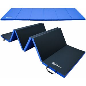 eyepower Epais 5cm: 300x100 Tapis de Gymnastique Pliable Tapis Gymnastique Tapis de Sport - blau - Publicité