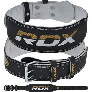 RDX SPORTS Rdx 4 Pouce ceinture de musculation en cuir REMBOURRé Doré/Noir/Blanc l - rdx - WBS-4RB-L - black/gold - Publicité