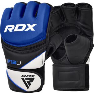 Rdx Sports - rdx F12 Entraînement mma Gants de Grappling Petite Bleu Cuir pu - rdx - GGR-F12U-S - blue - Publicité