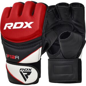 RDX SPORTS RDX F12 Entraînement MMA Gants de Grappling Petite Rouge Cuir PU - RDX - GGR-F12R-S - RED - Publicité