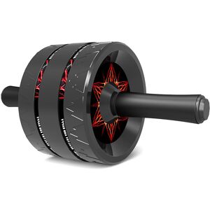 MEMKEY Roue Abdominale ab Wheel Roller Pro de Fitness et Musculation de Corp Trois Tours Roue ab avec Genouillère pour l'exercice de Fitness à Domicile - Publicité