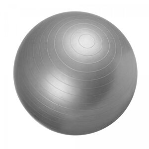 Gorilla Sports - Swiss ball - Ballon de gym - Tailles : 55 cm, 65 cm, 75 cm - Couleur : gris - Diamètre : 65 cm - Publicité
